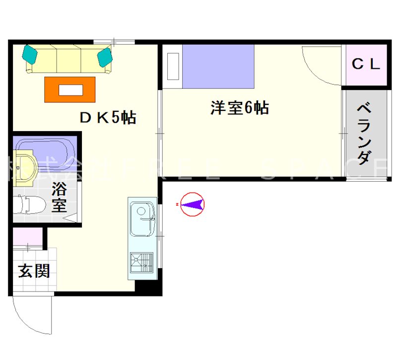 栄光ハイツ 間取り