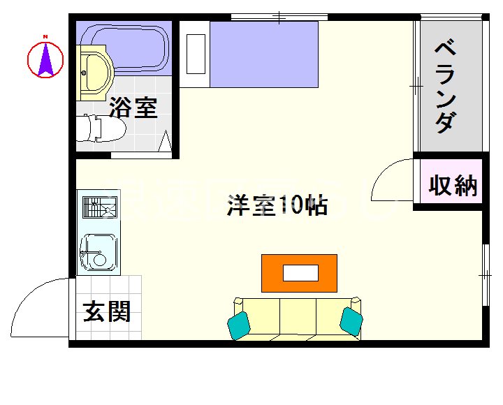 栄光ハイツ 間取り