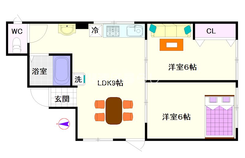 コーポサカイ 間取り