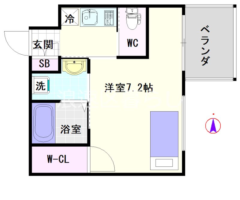 アドバンス難波南ワイズ 間取り