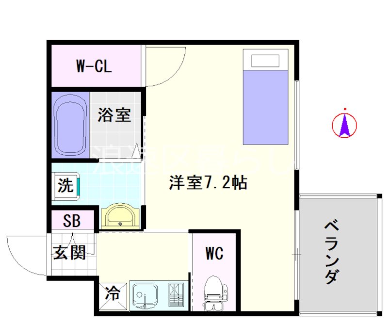 アドバンス難波南ワイズ 間取り